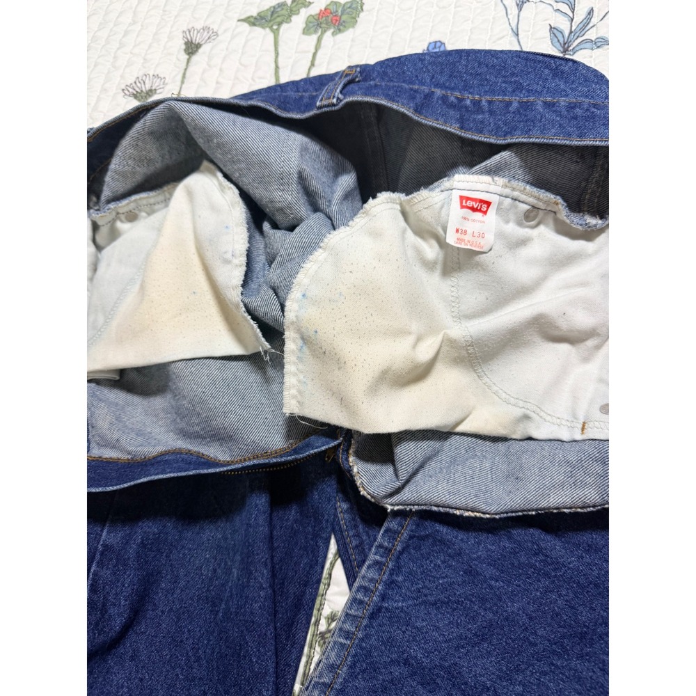 Levis Jeans W38 Blue Vintage Orange Tab Made in USA 100% Cotton - Picture 3 of 10